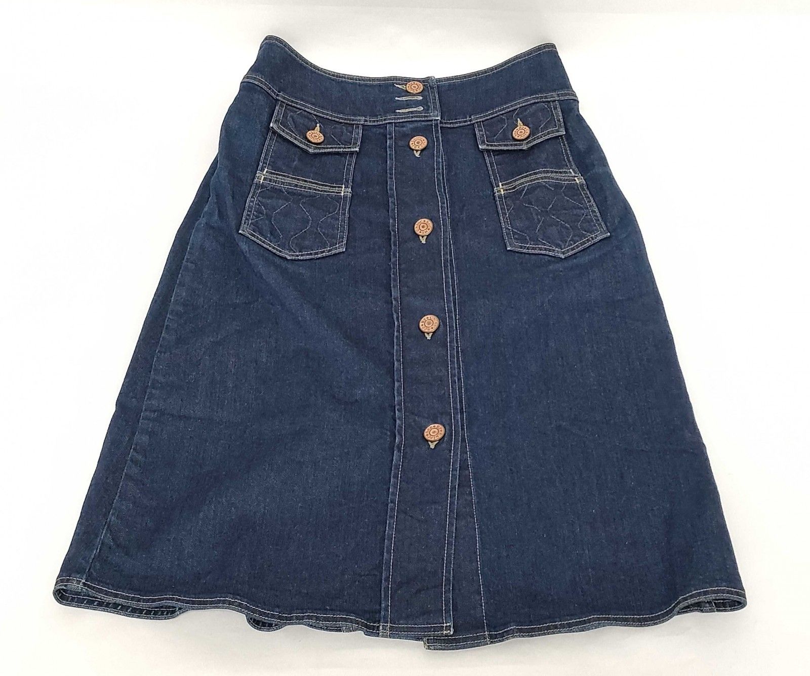 SEE BY CHLOÉ インディゴ デニム スカート フロントボタン レディース SEE BY CHLOÉ インディゴ デニム スカート フロントボタン レディース