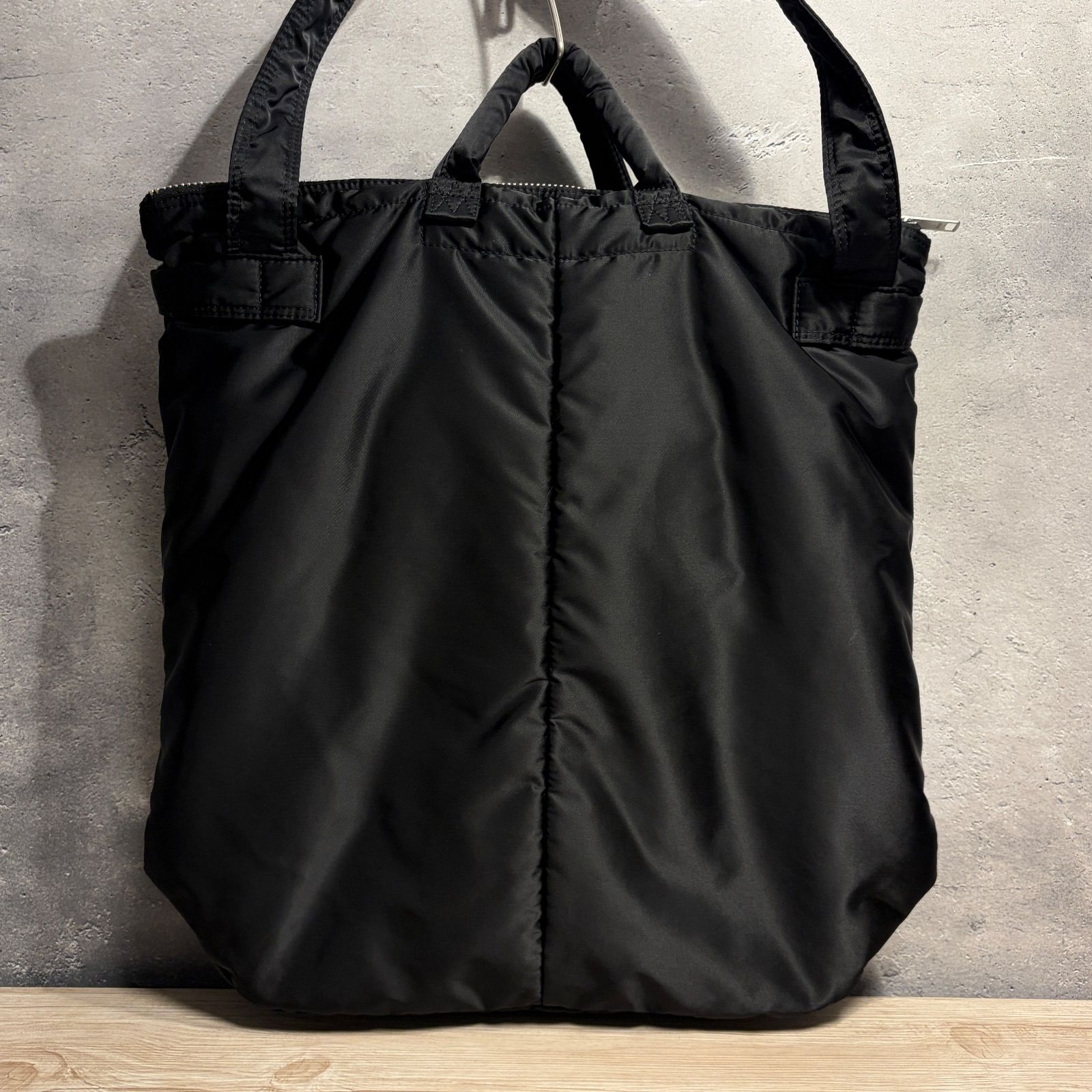 ✨PORTER タンカー ヘルメットバッグ ブラック✨ショルダー付 2WAY 大 