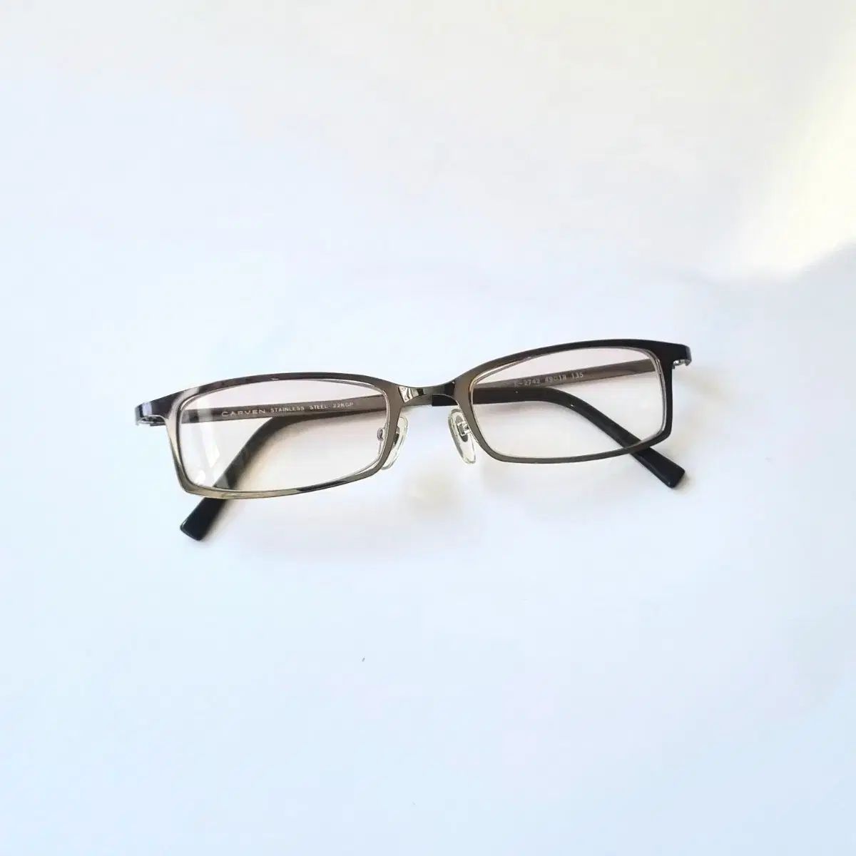 Carven ギークシック スクエア メガネフレーム