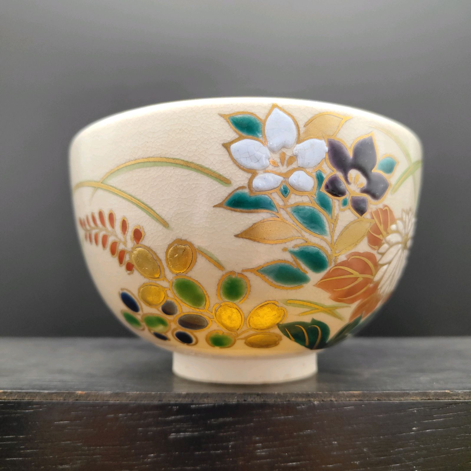 京焼　寿楽(川添寿楽)造　十二ヶ月茶盌　美品　共箱　茶道具　送料込 京焼 寿楽(川添寿楽)造 十二ヶ月茶盌 美品 共箱 茶道具 送料込 京焼 寿