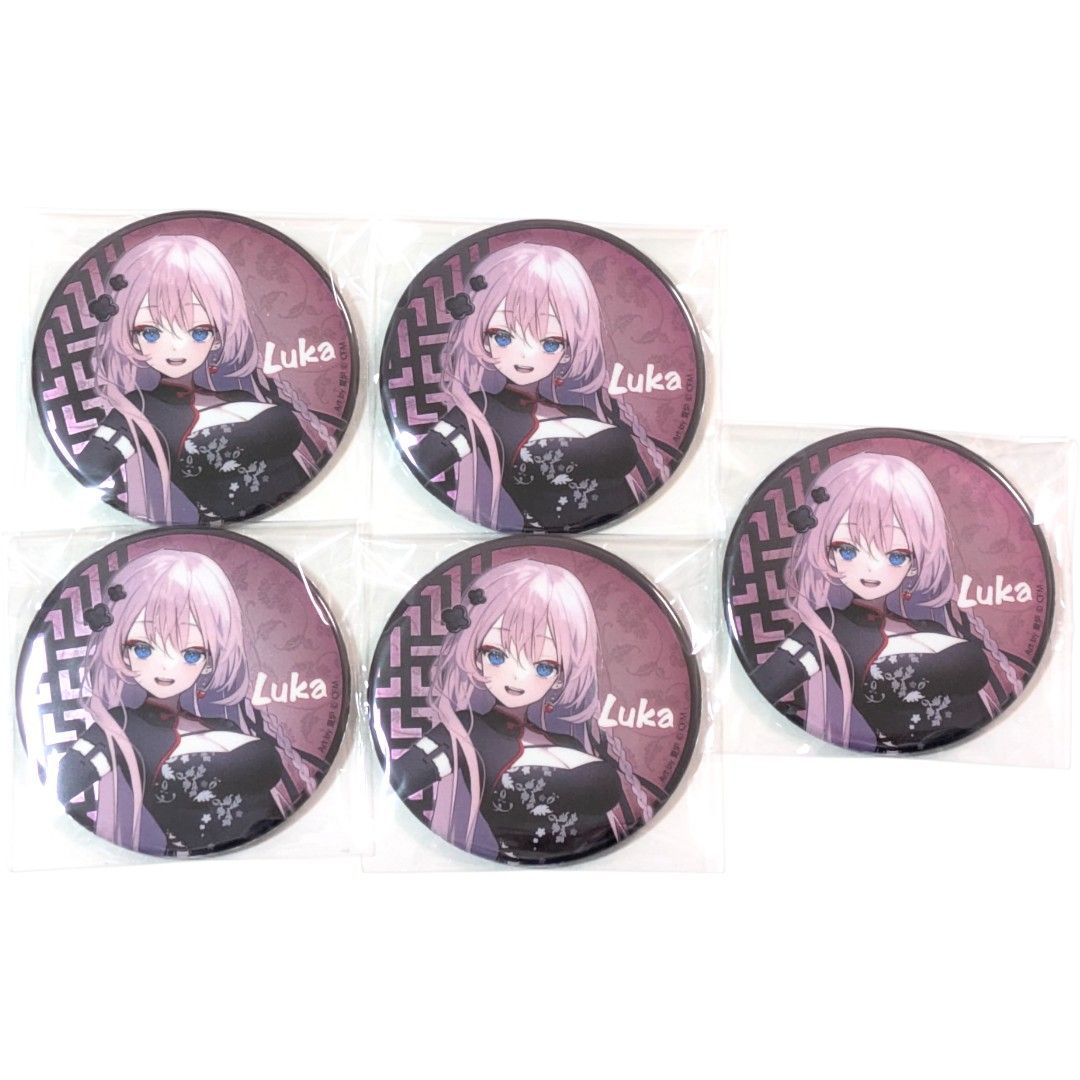 初音ミク 巡音ルカ 缶バッジ 39culture ミクカルチャー ミクカル 送料無料 24時間以内発送 未使用 5点セット 巡音ルカ 39culture 2023