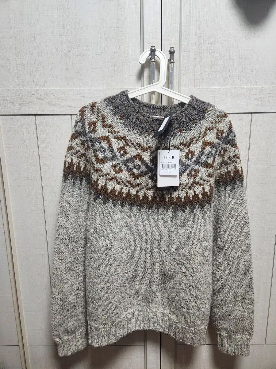 ハーレーオブスコットランド フェアアイルヨーク セーター Mサイズ