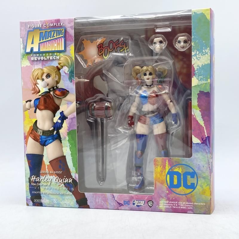 開封 リボルテック アメイジング･ヤマグチ 015 EX ハーレイ･クイン ニューカラー版 海洋堂 The 52 DCコミックス 17