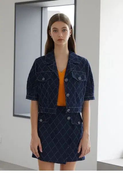 エゴイスト デニムジャケット デニム ミニスカート 55 サイズ