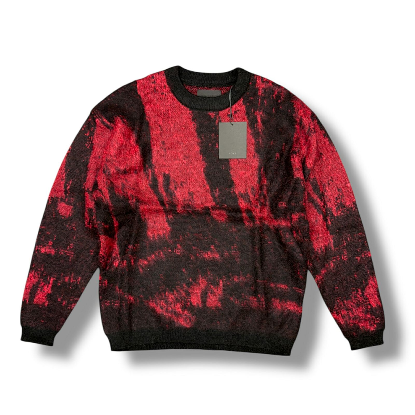 参考上代46200円 未使用 YOKE 24AW JACQUARD MOHAIR SWEATER