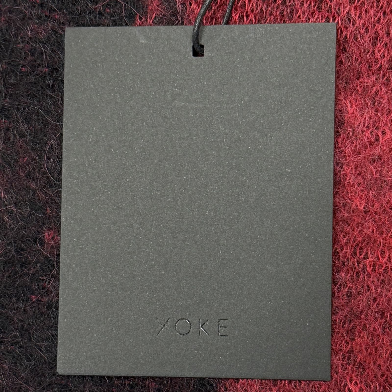 参考上代46200円 未使用 YOKE 24AW JACQUARD MOHAIR SWEATER