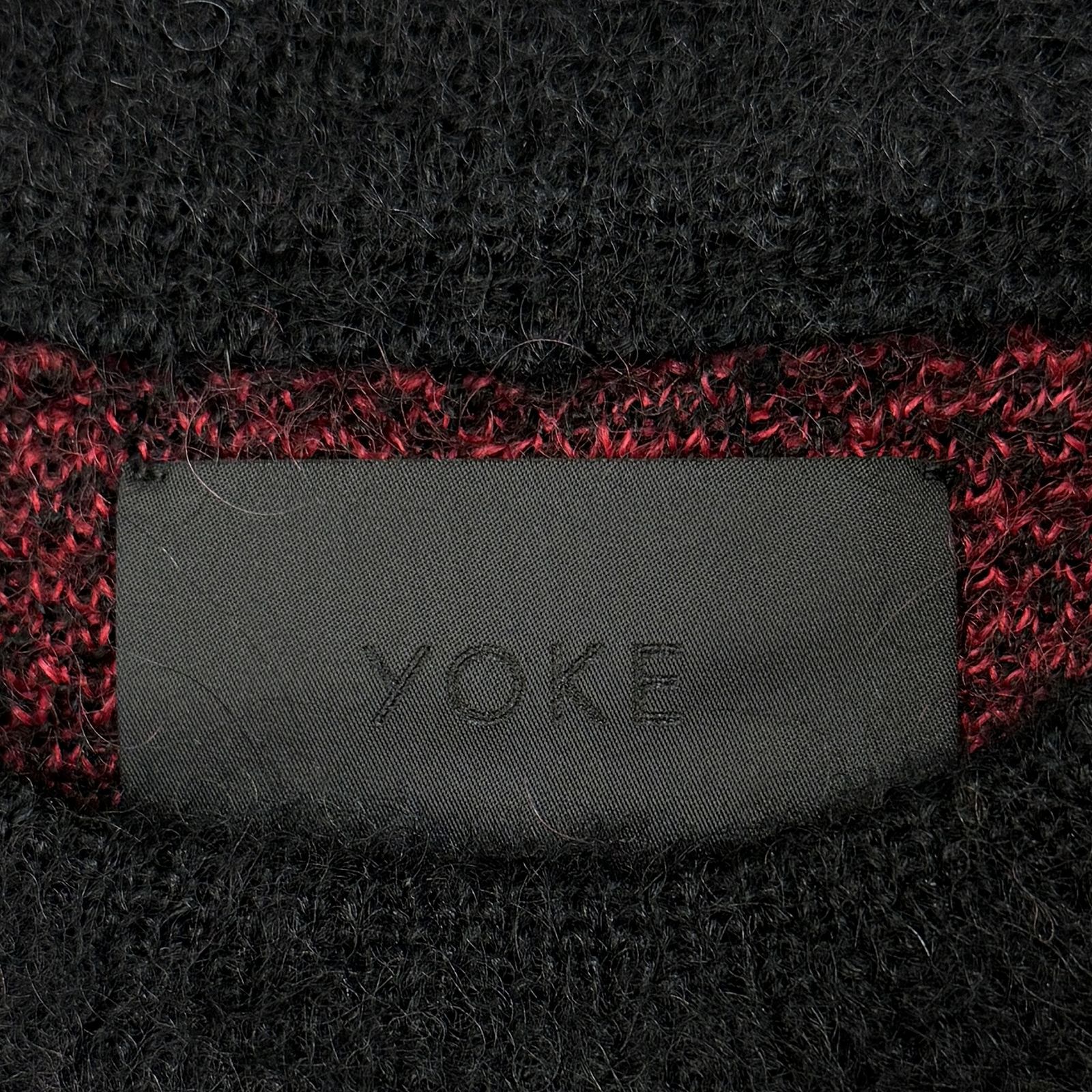 参考上代46200円 未使用 YOKE 24AW JACQUARD MOHAIR SWEATER