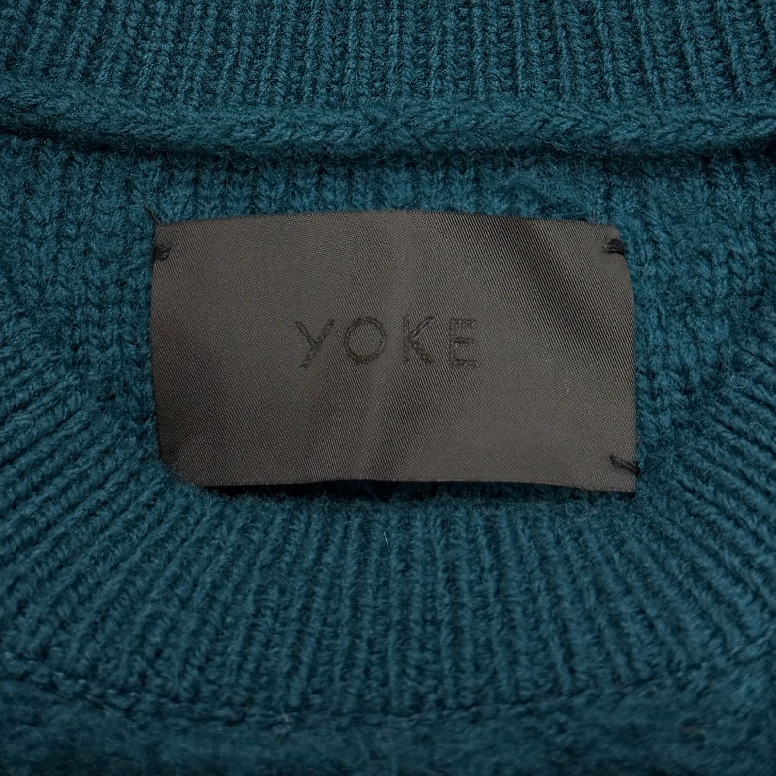 参考上代55000円 未使用 YOKE 24AW RANDOM JACQUARD CREWNECK SWEATER 