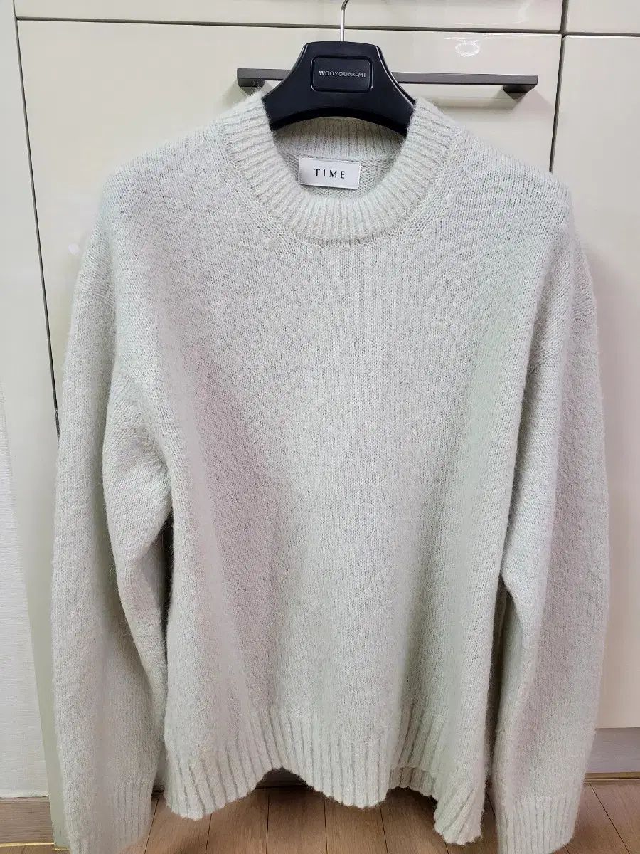 TIME HOMME タイムオム ラウンドネック モヘア ウール ニット