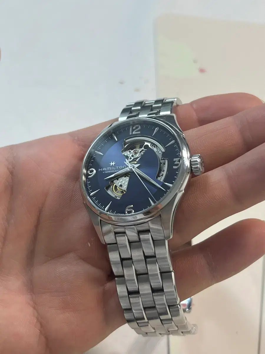 ハミルトン オープンハート 42 mm デニム版