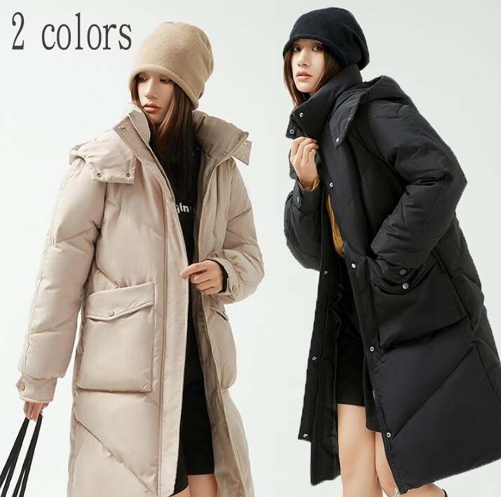 ダウンコート 大人 女性用 ダウンジャケット 中綿コート 韓国風 フード