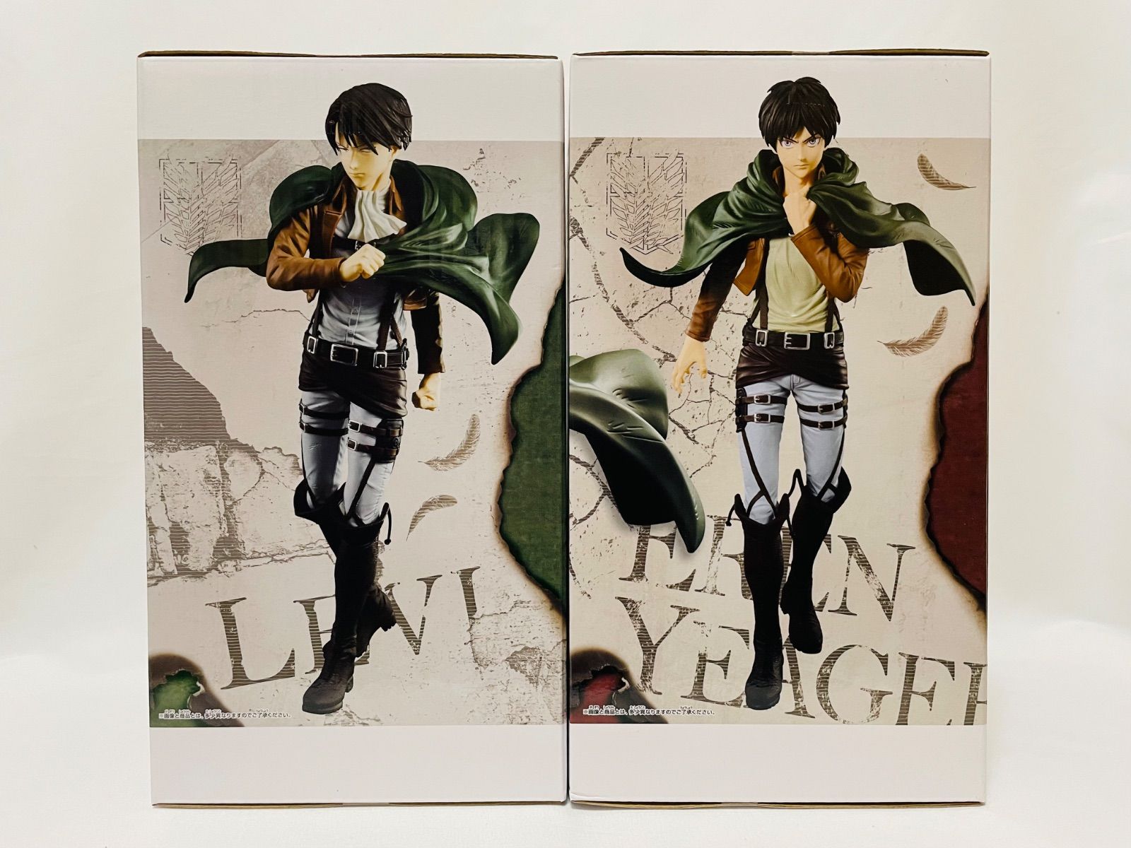 進撃の巨人 Grandista リヴァイ エレン・イェーガー フィギュア 新品未