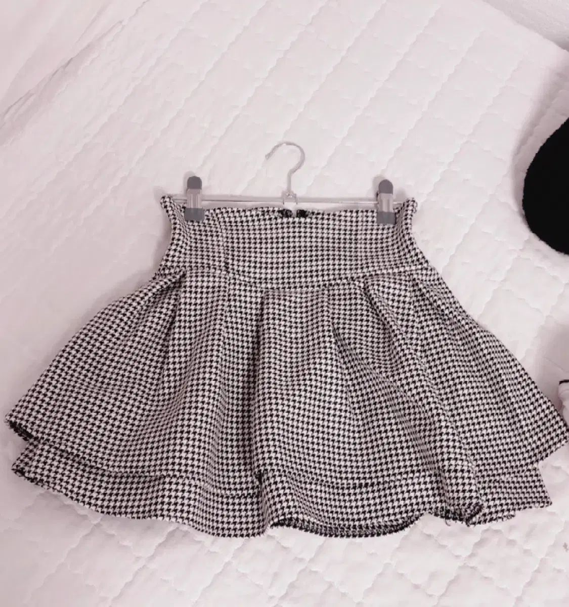 XS michellMacaron ミシェルマカロン 千鳥CHECK ミカクスカート