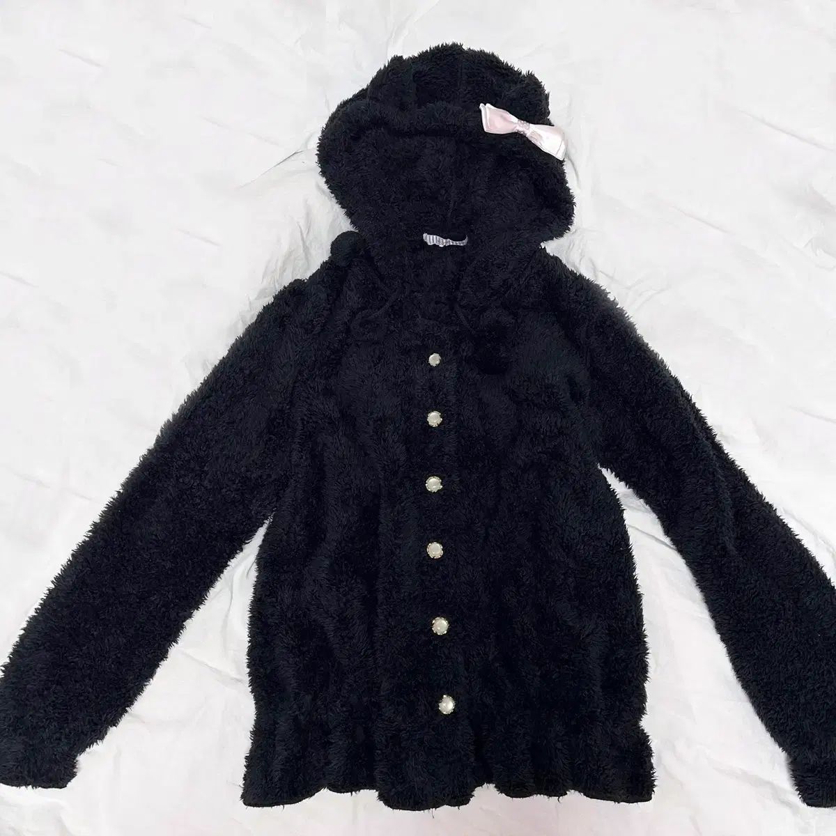 シュガドール ブラック 猫耳リボン ルームウェア 姫ギャル キッチュギャル 日本ブランド ピンクセス