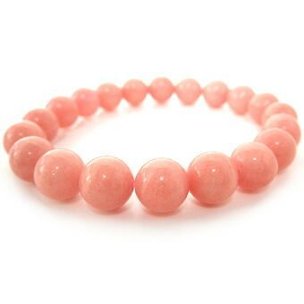 桜翡翠ブレスレット【高級10mm珠】5月誕生石 サクラジェイド 
