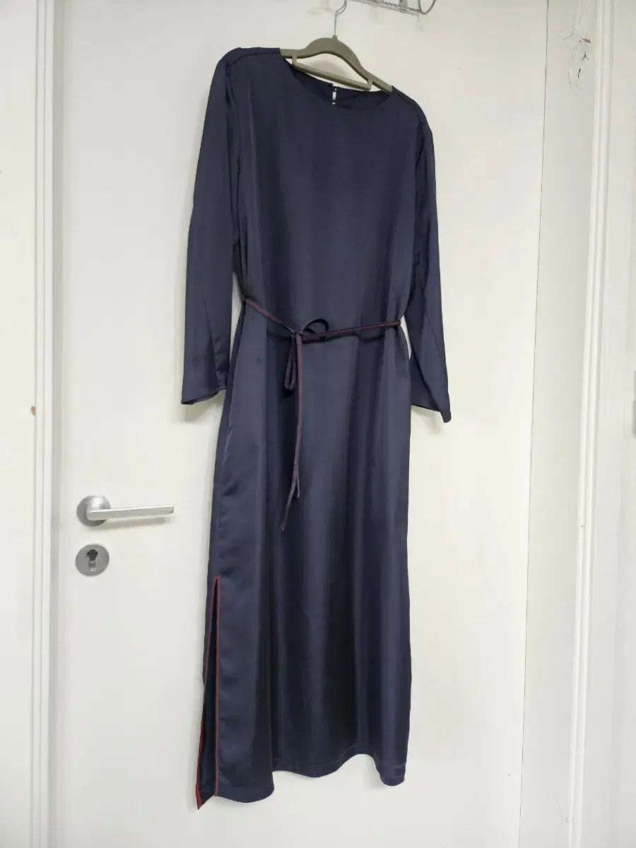 TIME ネイビー ロング ONE PIECE ウエスト紐 セット