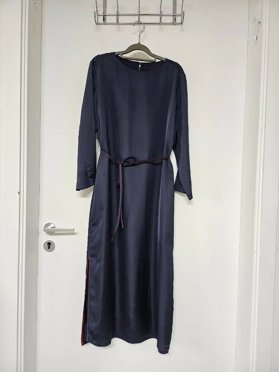 TIME ネイビー ロング ONE PIECE ウエスト紐 セット