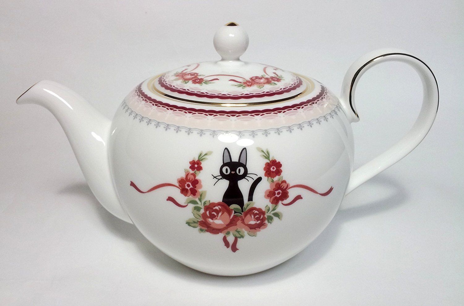 Noritake ノリタケ ティー ポット 650 cc 魔女の宅急便 ピンク ボーンチャイナ MJ 97284 H 612 L 01 03 ティーポット