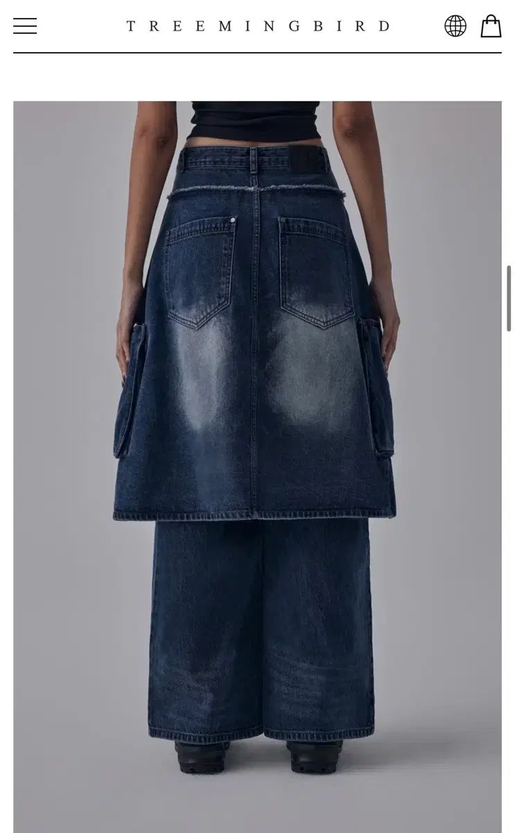 レイヤード ラップスカート