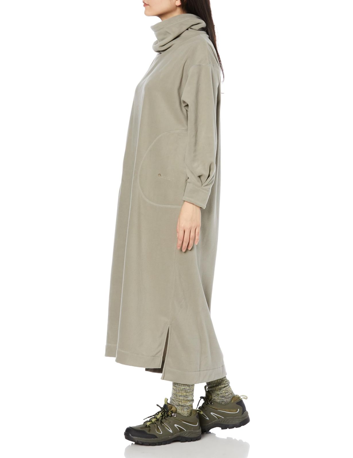 ミズノ ワンピース ポーラテック マイクロフリース アウトドア マッシュルームグレー S