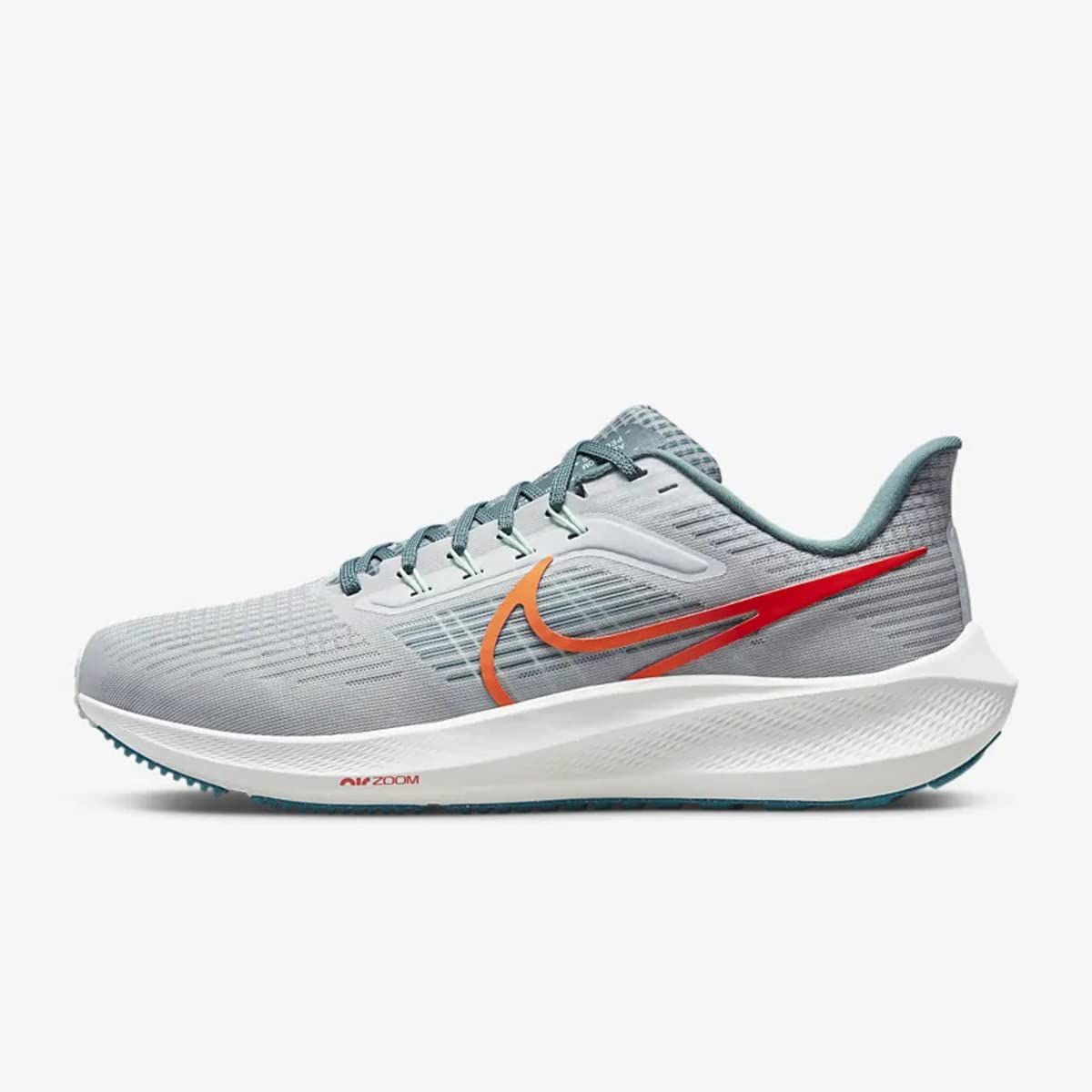 ナイキ エア ズーム ペガサス 39 AIR ZOOM PEGASUS ピュアプラチナム ミネラルスレート ブライトスプルース トータルオレンジ 25 5 cm