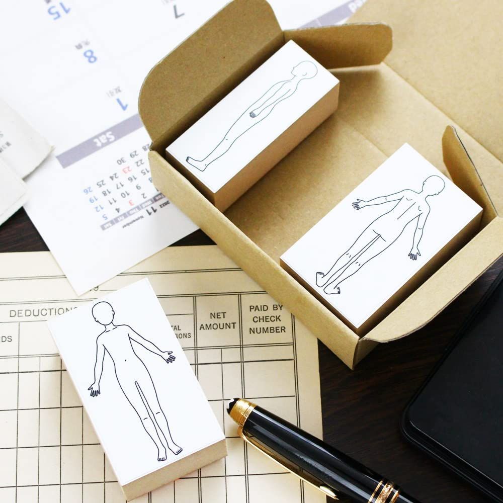  後 横 向き セット 前 カルテ 健康管理 人体図 体調管理 人体スタンプ 文房具 人 プレゼント 便利 全身 医学 病院 ゴム印 勉強 資料 体 付箋 検査図 スタンプ はんこ 85 その他 文房具 事務用品