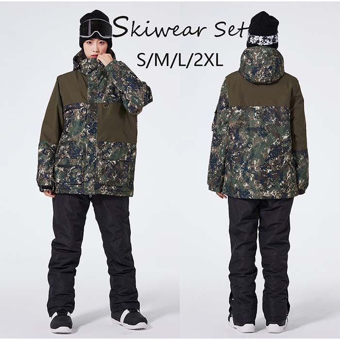 スキーウェア 男女兼用 スノボーウェア メンズスノボウェア スノーボード スキー 可愛い ペアスノーウェア 暖かい カップル スノボ ウェア