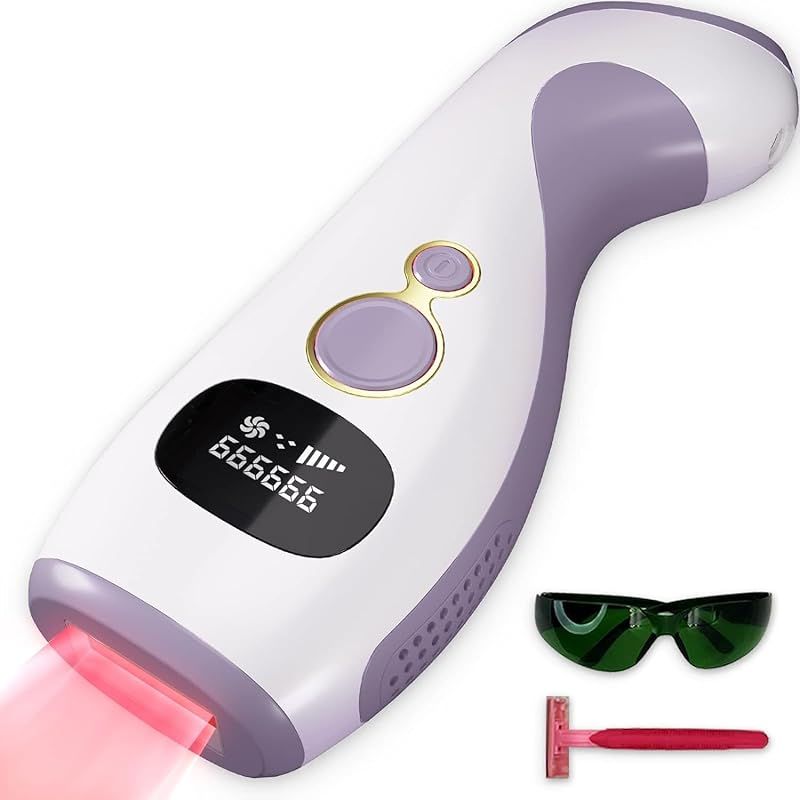 ZAPAL 99万照射 IPL光脱毛器 VIO対応 全身脱毛 家庭用脱毛器 5段階 フラッシュ脱毛 サングラス付き ムダ毛処理 全身適用 無痛脱毛 レディース メンズ 男女兼用 Hyacinth Violet 0