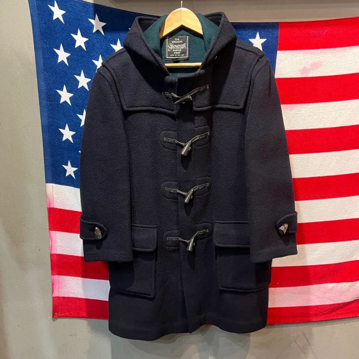 グローバーオール ダッフルコート ネイビー
