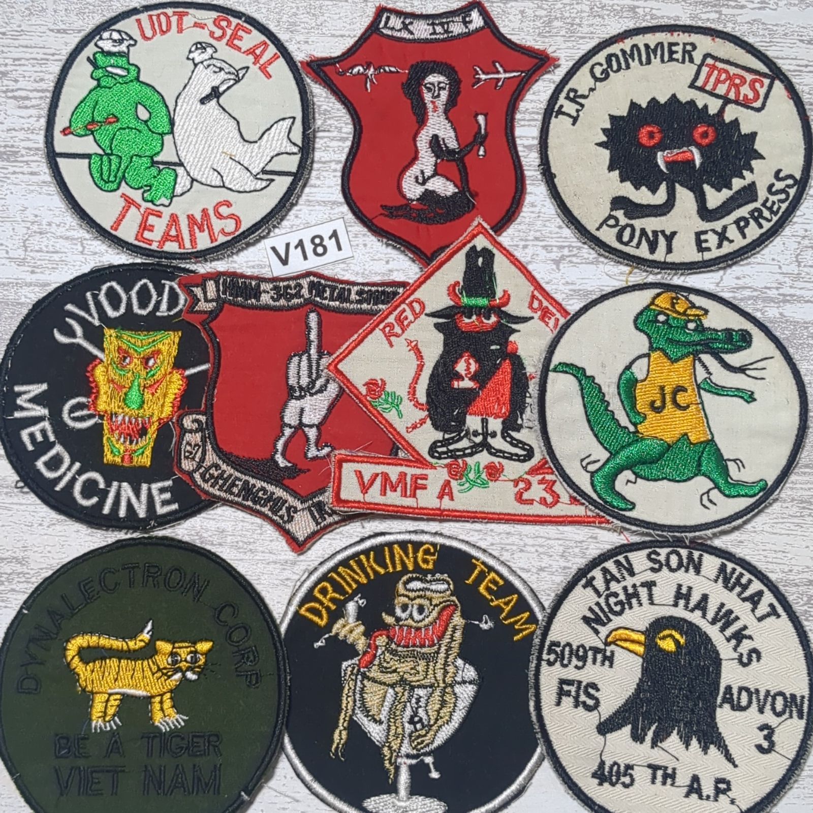 初売600円引☆1/7まで！ ワッペン 10枚 ☆V181 キャラクター ベトナム