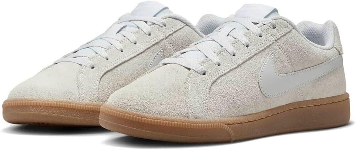 ナイキ コート ロイヤル スエード W COURT Royale SUEDE ピュアプラチナム ガムライトブラウン ホワイト 916795 001 23 5 cm