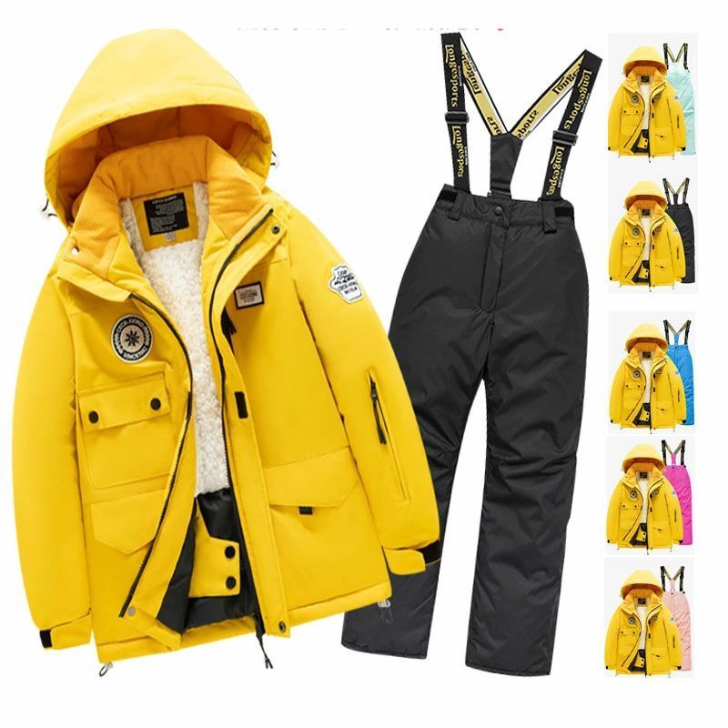スノーボード ウェア子供 キッズ スキーウェア 裏起毛 女の子 ジャケット パンツ 上下セット 防寒 防水 暖かい 大