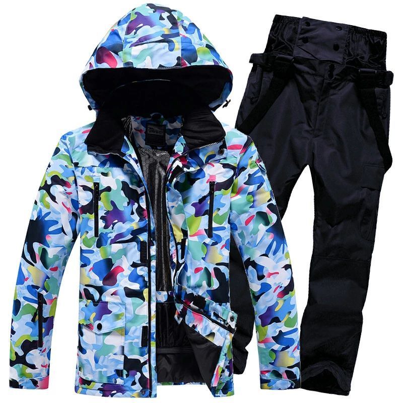 スキーウェア スノーボードウェア メンズ 暖かい 大きいサイズ ジャケット パンツ 2点セット 防寒 防水 スノボウェア 上下セ