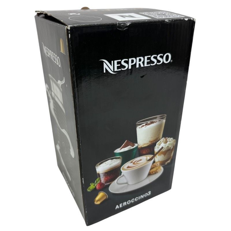 【未開封】ネスプレッソ×3箱 未使用】Nespresso ネスプレッソ エアロチーノ3 Aeroccino3 3594-JP-BK