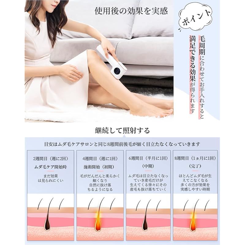  AorTin 脱毛器 サロン級＆最強13 J能量 99万発 9段階調節 自動連続照射 vio対応 光美容器 メモリー機能搭載 全身 家庭用脱毛器 メンズ レディース 男女兼用 0 キッチン 住宅設備