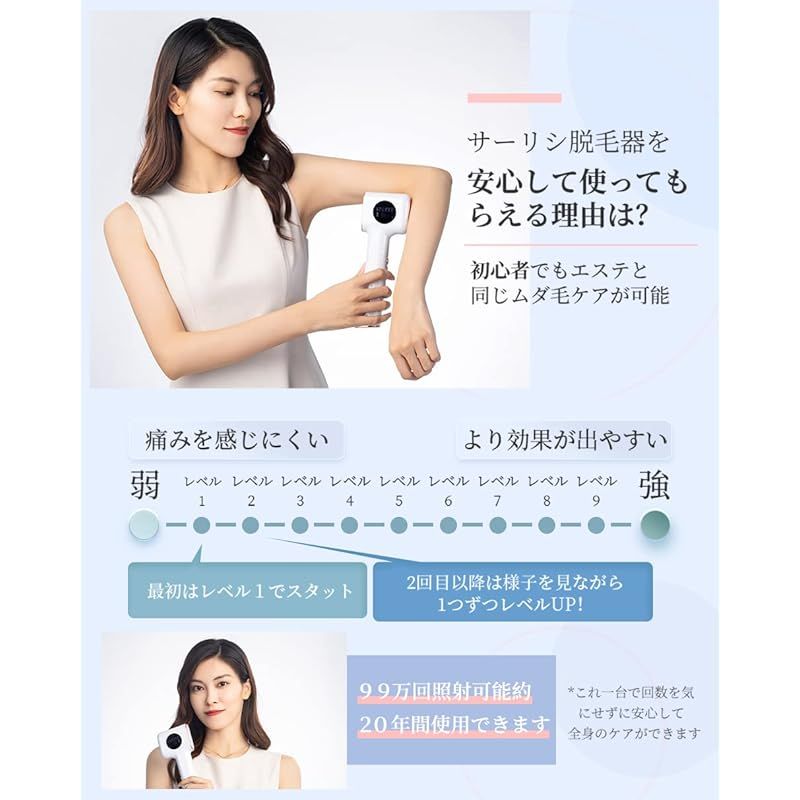 全身 家庭用脱毛器