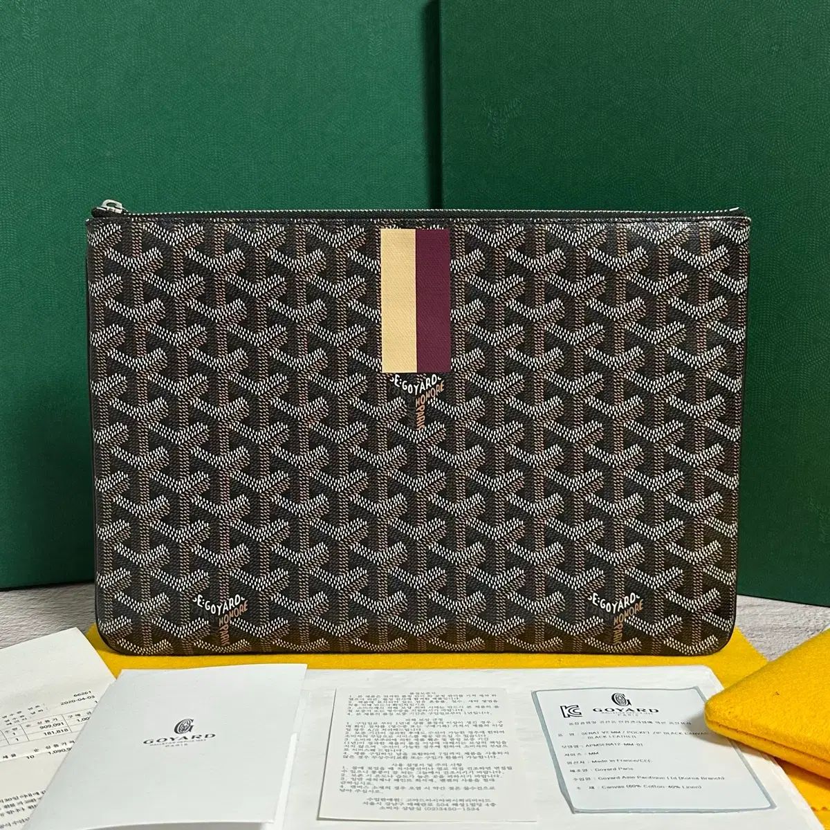 MM ゴヤール マッカージュ 瀬名 泉 クラッチバッグ ブラック