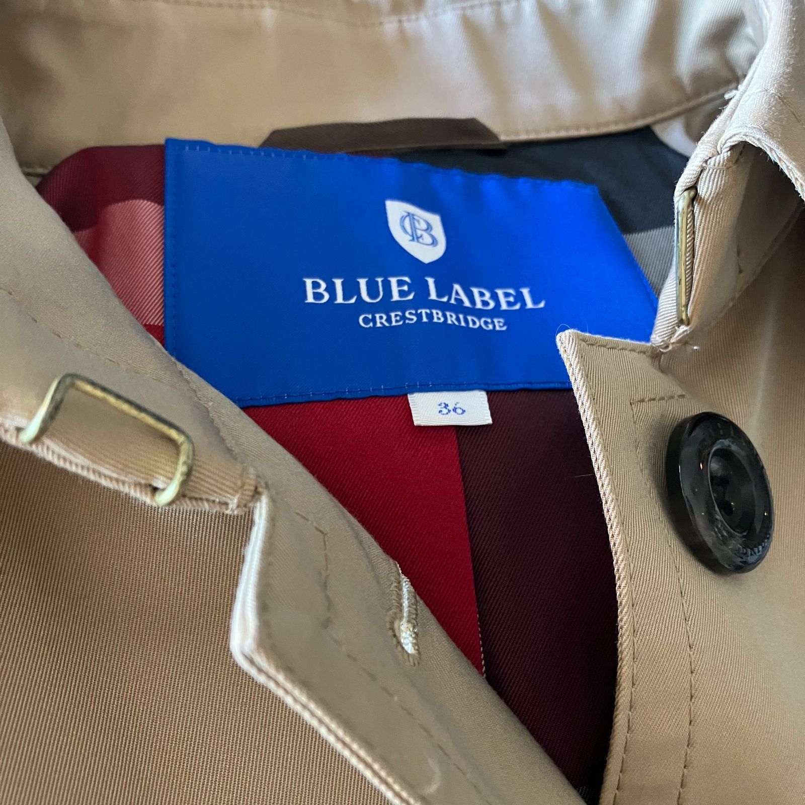 ブルーレーベルクレストブリッジ BLUE LABEL CRESTBRIDGE トレンチ 