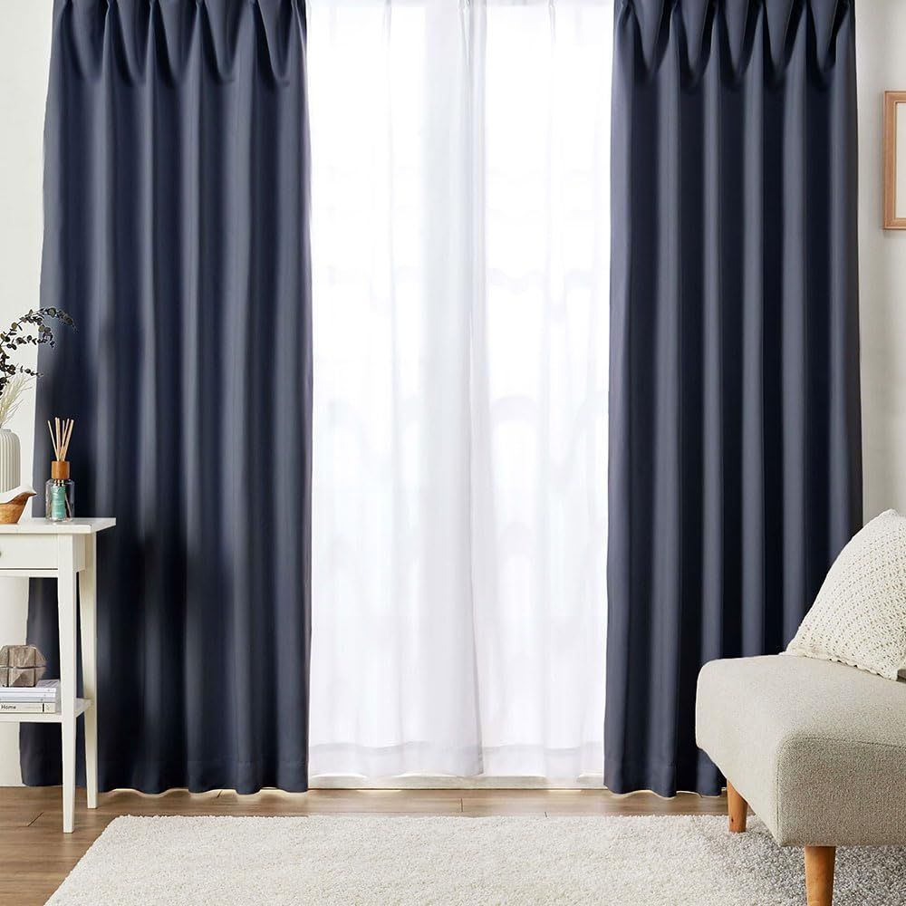 カーテン アジャスターフック付 組 タッセル付 レース 幅100 おしゃれ uvカット 遮熱 1級 285263 606 99 9 以上遮光 セット 遮光 ベルーナ BELLUNA