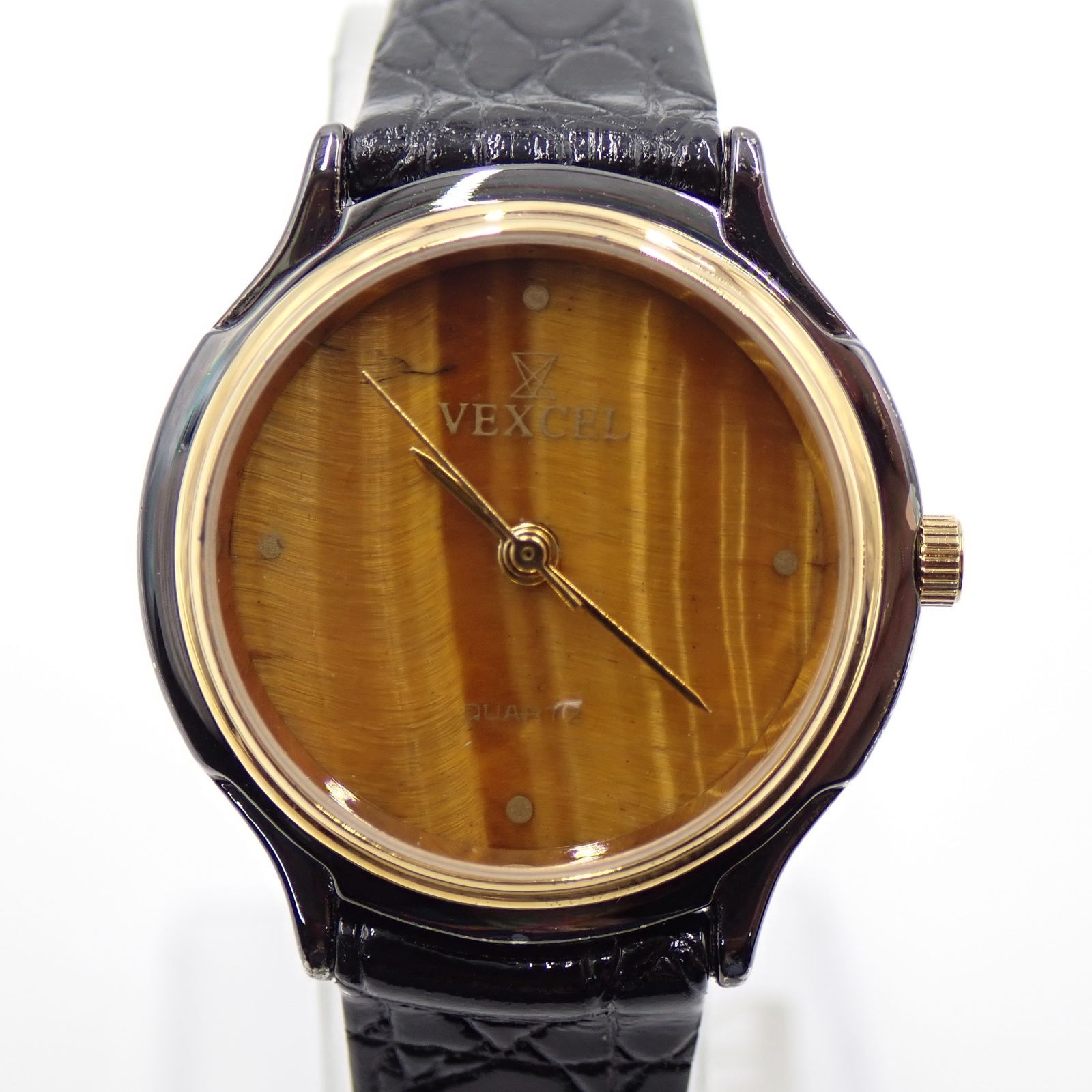 送料無料 未使用保管品 美品 ヴェクセル VEXCEL 腕時計 文字盤ストーン