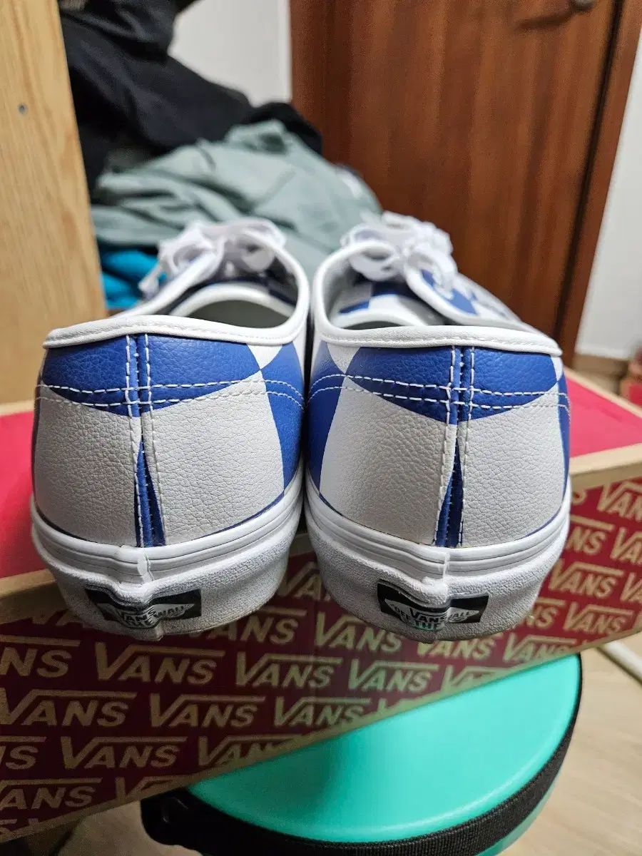  VANS アセンティック デニム 白 CHECK パータン スニーカー スニーカー 靴