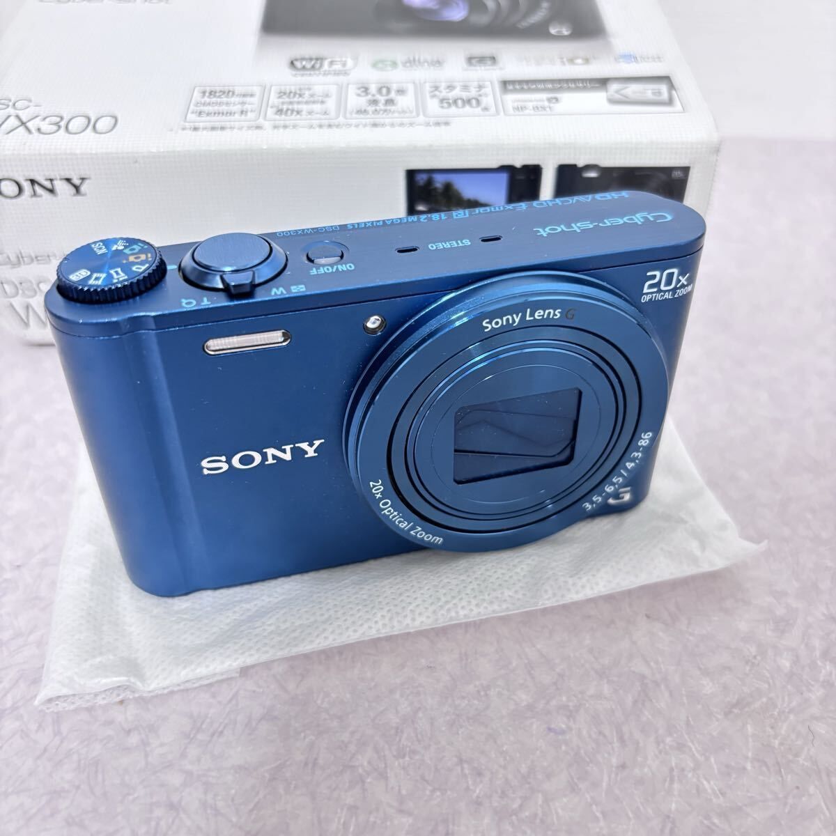 □【極美品】ソニー サイバーショット デジカメ DSC-WX300 SONY Cyber