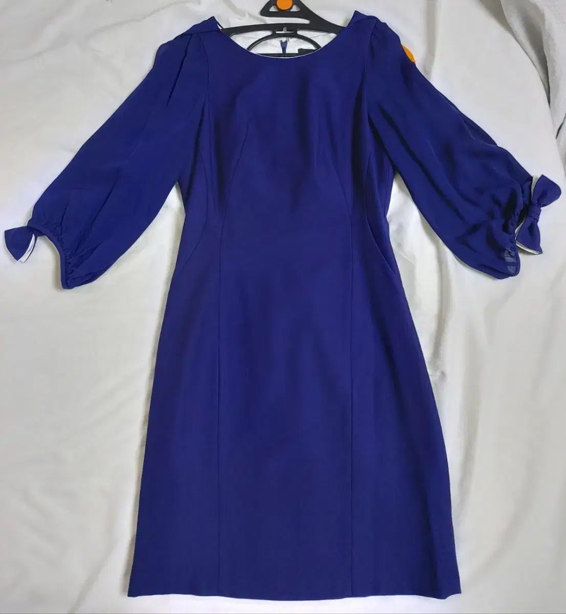 ヴィクトリアベイ ブルーネイビー ミニワンピース ミニドレス 44 55