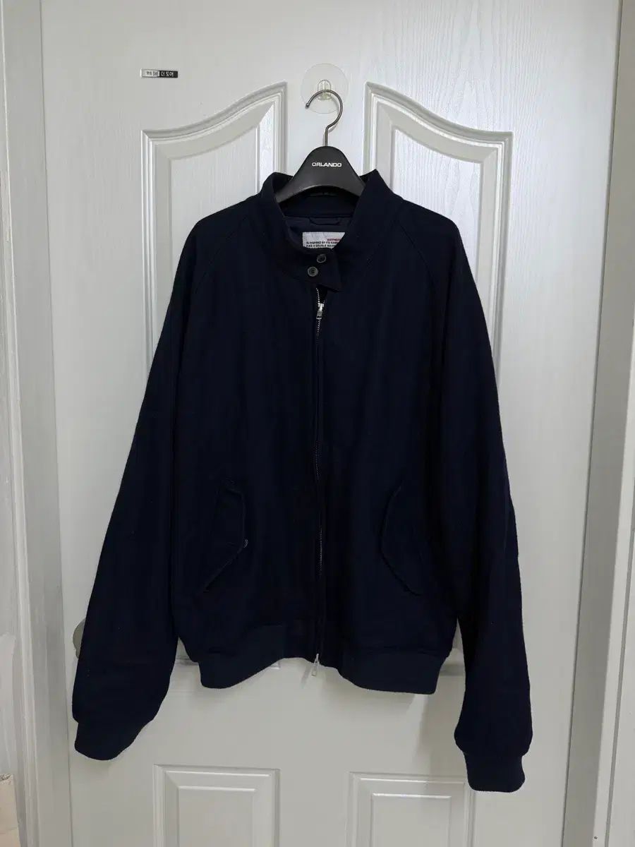 バースデースーツ ウールブルゾン ネイビー m