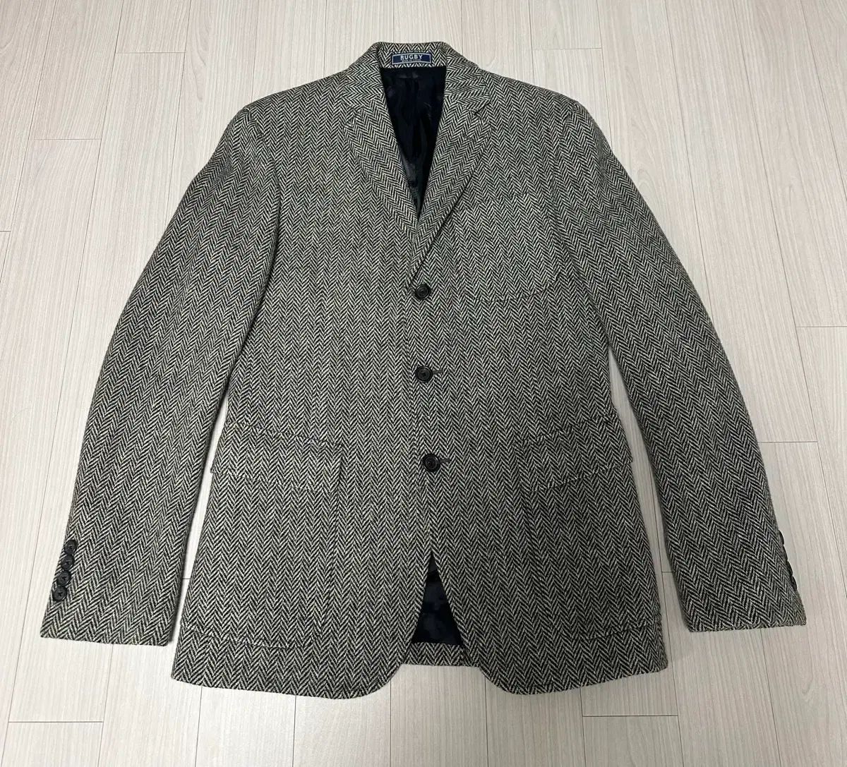 ポロ ラグビーラルフローレン ヘリンボーンジャケット 38 R