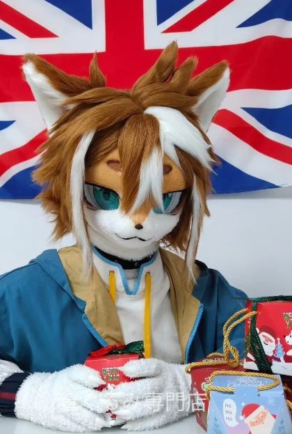 猫 kig 着ぐるみ ケモノ体 フルスーツ セット 全頭ヘッド ファースーツ