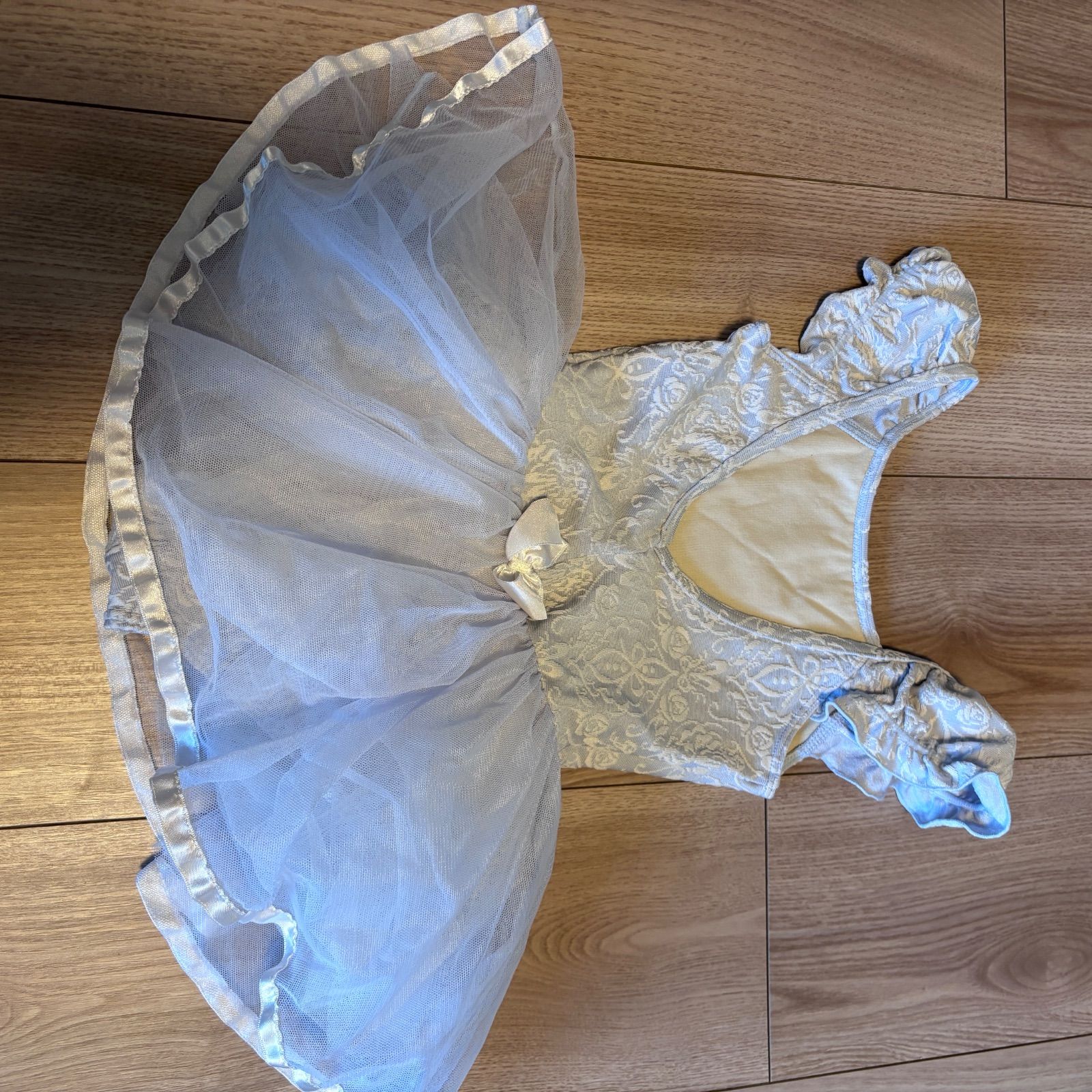 110cm スポーツ Chacott チャコット 110 水色 フリル バレエレオタード