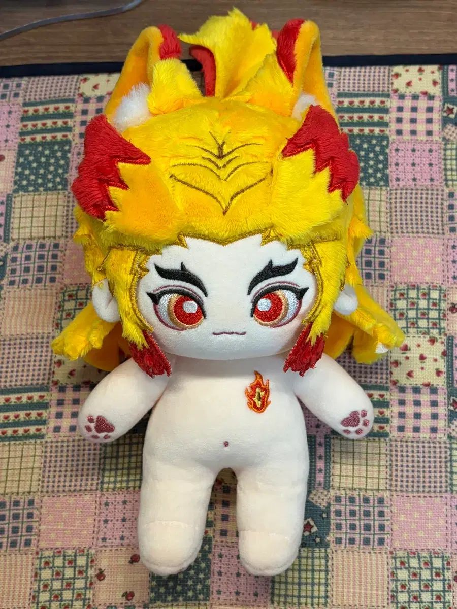 鬼滅の刃 煉獄 杏寿郎 20cm トイスケルトン入りぬいぐるみ 出品 - メルカリ