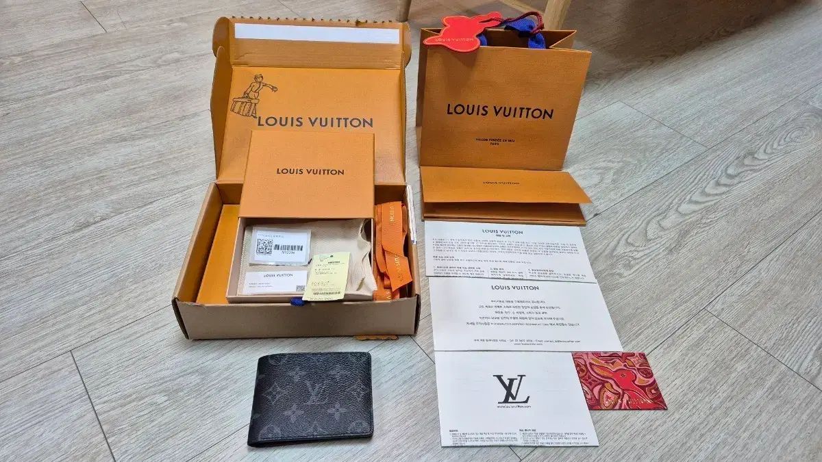 S級 ルイヴィトン スレンダ ウォレット メンズ 二つ折り財布