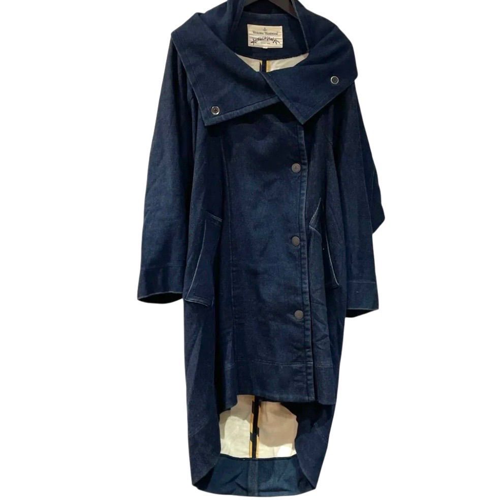 ヴィヴィアンウエストウッド アングロマニア デニム調コート 変形